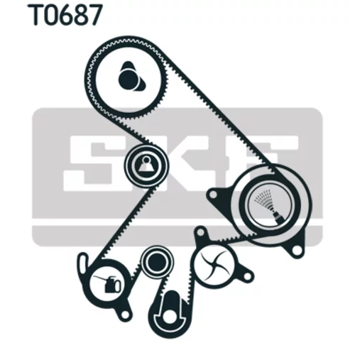 Sada ozubeného remeňa VKMA 91303 /SKF/ - obr. 1