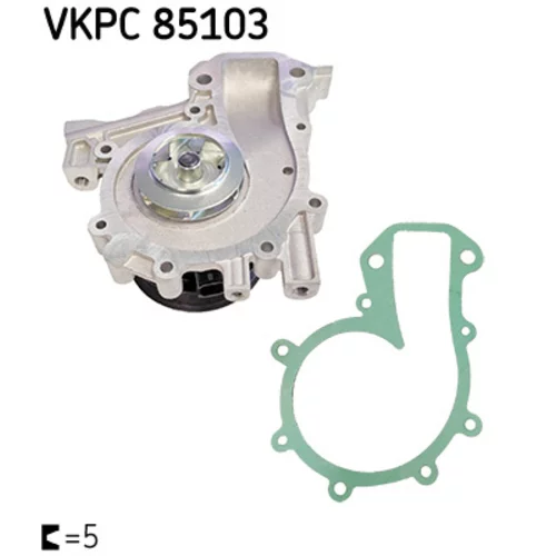 Vodné čerpadlo, chladenie motora SKF VKPC 85103 - obr. 1