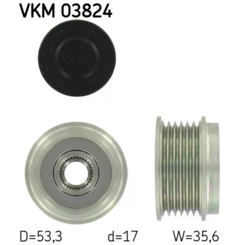 Voľnobežka alternátora SKF VKM 03824