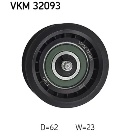 Vratná/vodiaca kladka rebrovaného klinového remeňa SKF VKM 32093