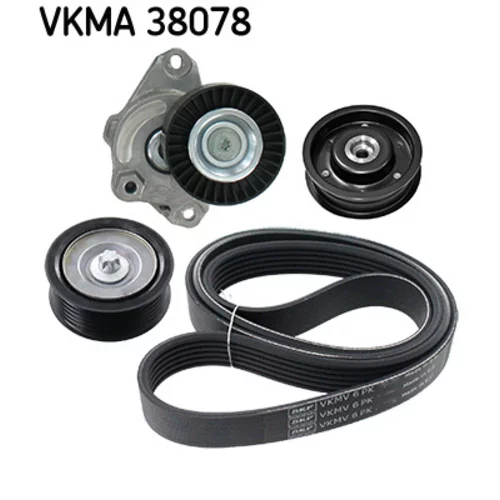 Ozubený klinový remeň - Sada SKF VKMA 38078