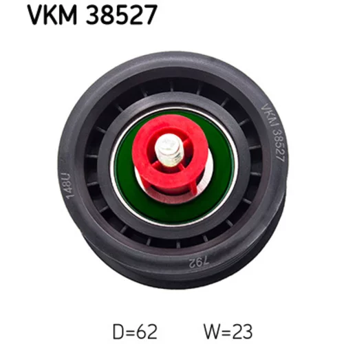 Vratná/vodiaca kladka rebrovaného klinového remeňa SKF VKM 38527