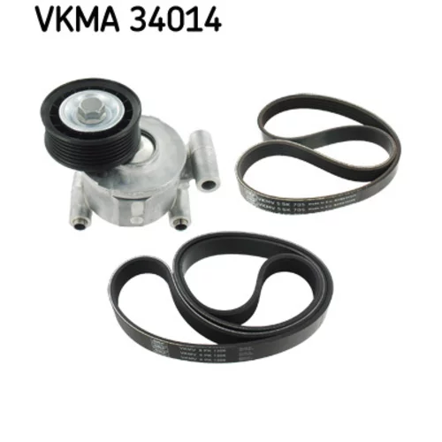 Ozubený klinový remeň - Sada SKF VKMA 34014