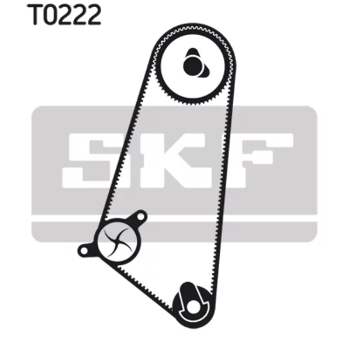 Vodné čerpadlo + sada ozubeného remeňa VKMC 01103 /SKF/ - obr. 1