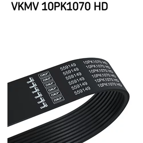 Ozubený klinový remeň SKF VKMV 10PK1070 HD