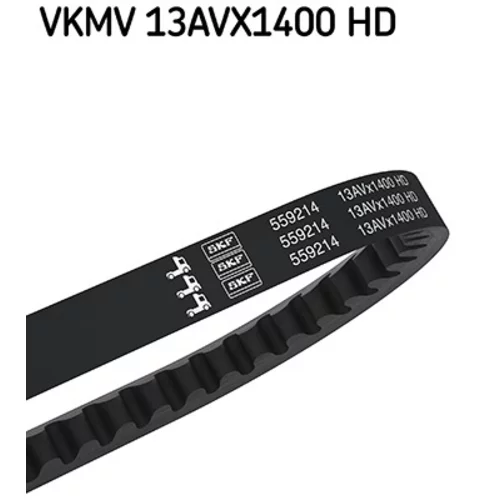 Klinový remeň SKF VKMV 13AVX1400 HD