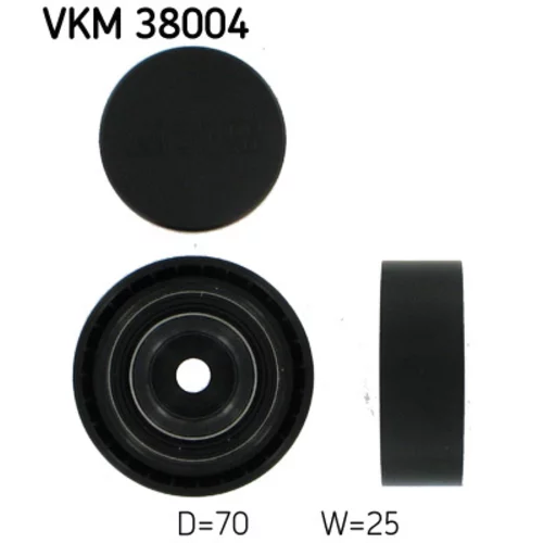 Vratná/vodiaca kladka rebrovaného klinového remeňa VKM 38004 /SKF/