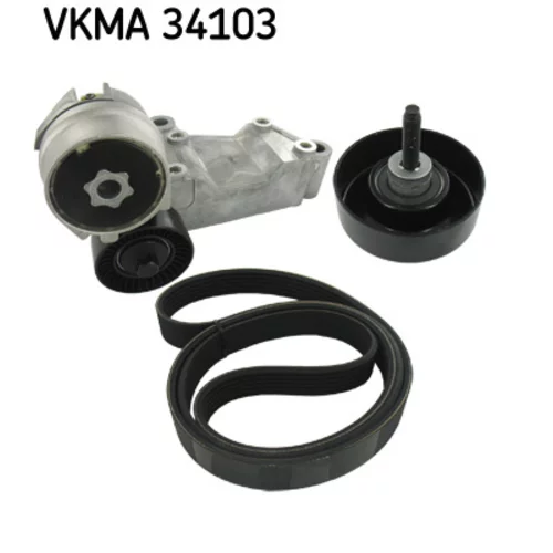 Ozubený klinový remeň - Sada SKF VKMA 34103