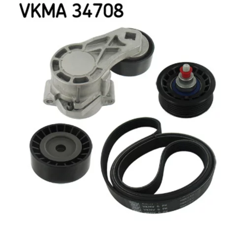 Ozubený klinový remeň - Sada SKF VKMA 34708