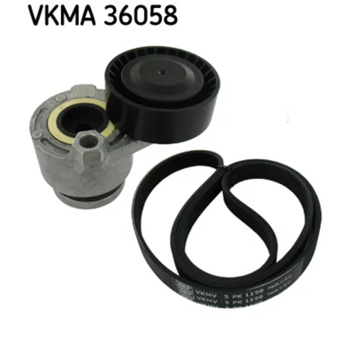 Ozubený klinový remeň - Sada SKF VKMA 36058