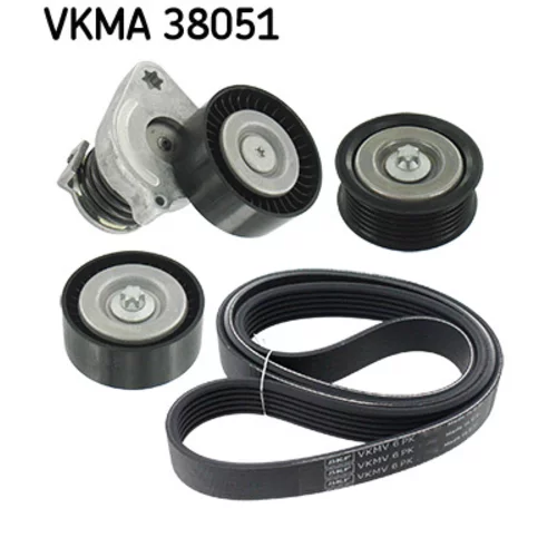 Ozubený klinový remeň - Sada SKF VKMA 38051