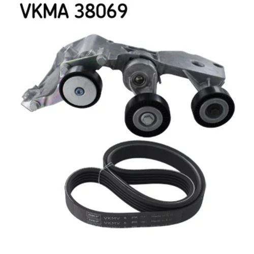 Ozubený klinový remeň - Sada SKF VKMA 38069