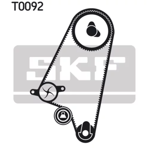 Sada ozubeného remeňa VKMA 90008 /SKF/ - obr. 1