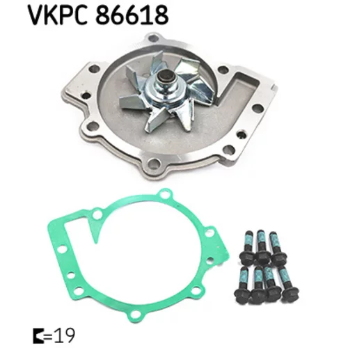 Vodné čerpadlo, chladenie motora SKF VKPC 86618 - obr. 1