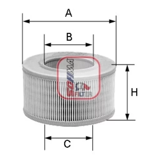 Vzduchový filter SOFIMA S 2360 A