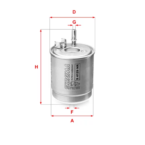 Palivový filter SOFIMA S 4129 NR