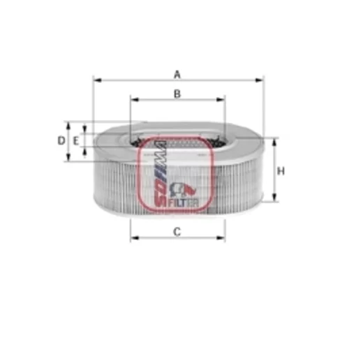 Vzduchový filter SOFIMA S 7604 A