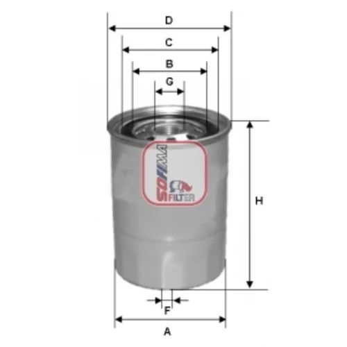 Palivový filter SOFIMA S 1020 NR