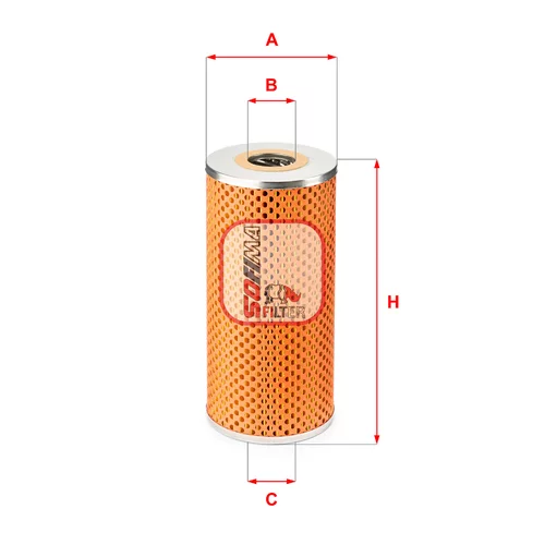 Hydraulický filter automatickej prevodovky SOFIMA S 0580 PO