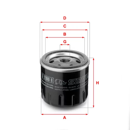 Olejový filter SOFIMA S 2100 R