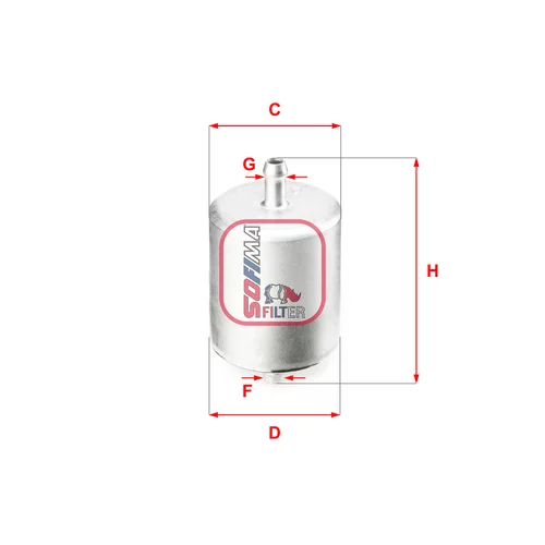 Palivový filter SOFIMA S 1760 B