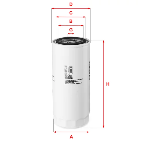 Palivový filter SOFIMA S 1008 NR