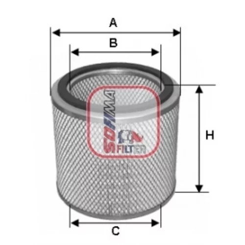 Vzduchový filter SOFIMA S 6050 A