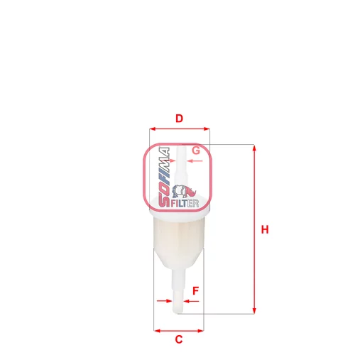 Palivový filter SOFIMA S 9000 B