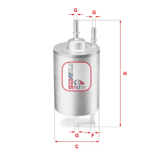 Palivový filter SOFIMA S 1958 B