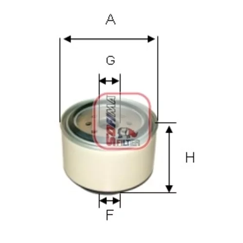 Palivový filter SOFIMA S 2410 NR