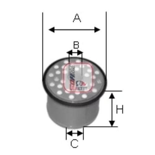 Palivový filter SOFIMA S 0910 NC