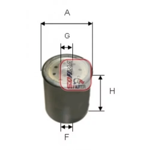 Palivový filter SOFIMA S 4158 NR