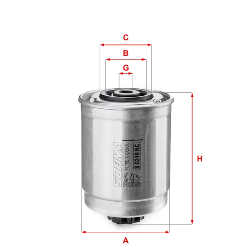 Palivový filter SOFIMA S 0319 NC