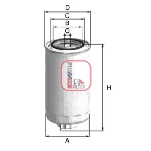 Palivový filter SOFIMA S 2110 NR