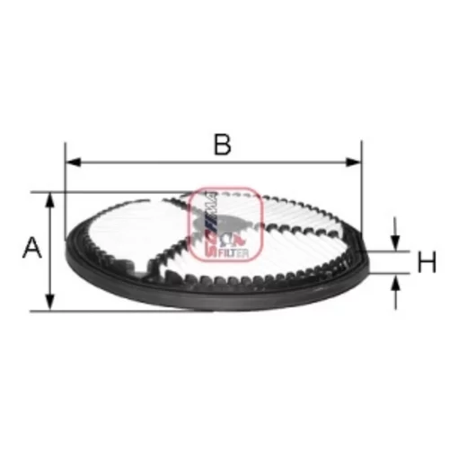 Vzduchový filter SOFIMA S 7274 A