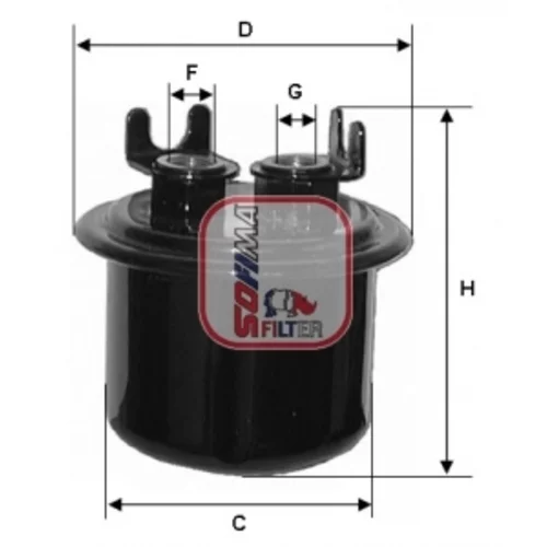 Palivový filter SOFIMA S 1539 B