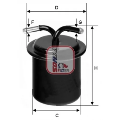 Palivový filter SOFIMA S 1541 B