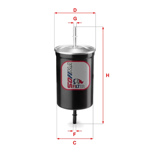 Palivový filter SOFIMA S 1747 B