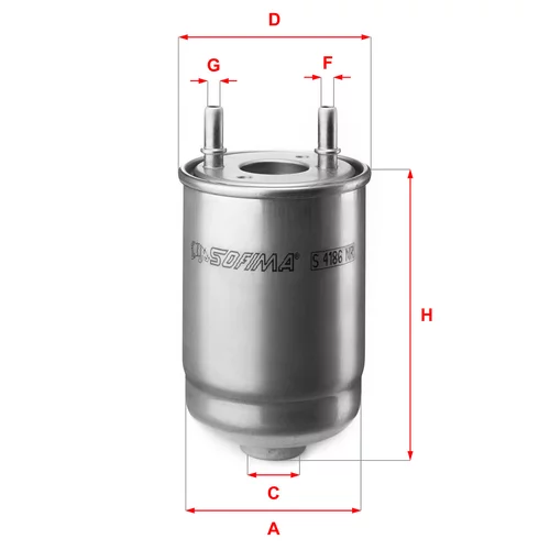 Palivový filter SOFIMA S 4186 NR