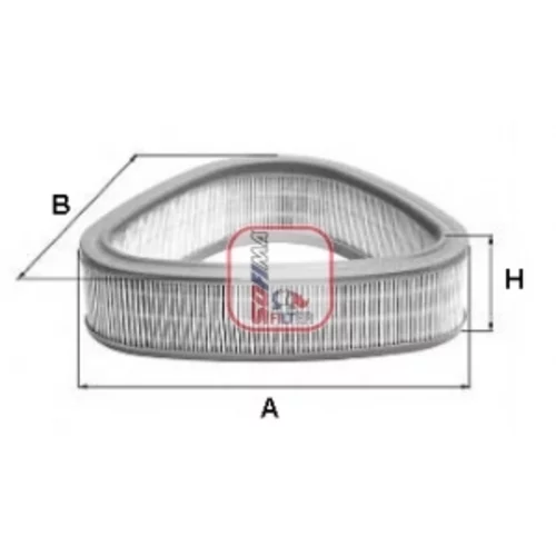 Vzduchový filter SOFIMA S 7174 A