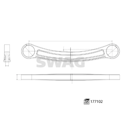 Rameno zavesenia kolies SWAG 33 10 3900 - obr. 2