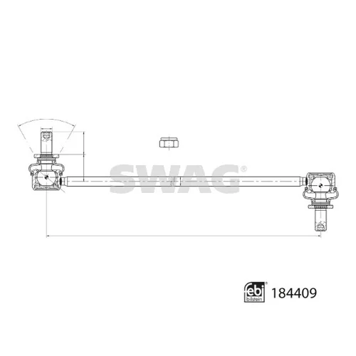 Tyč/Vzpera stabilizátora SWAG 33 11 0082