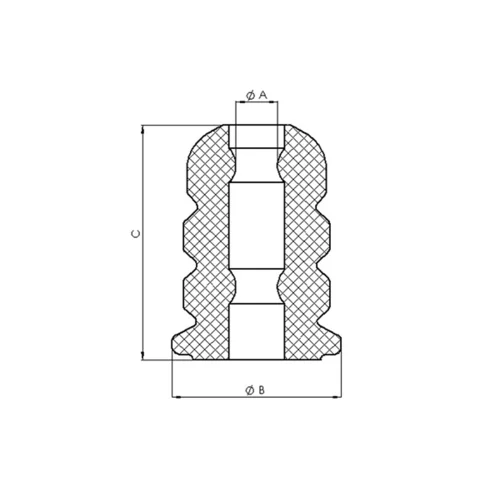 Zarážka, odpruženie TEDGUM TED84273 - obr. 2