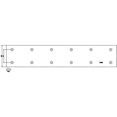 Brzd. obloženie bubnovej brzdy TEXTAR 17408