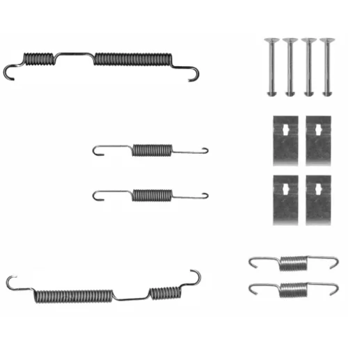 Sada príslušenstva brzdovej čeľuste TEXTAR 97048700