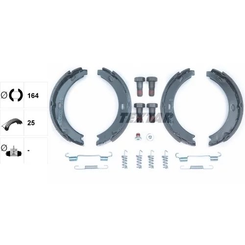 Sada brzd. čeľustí parkov. brzdy TEXTAR 91044500 - obr. 1