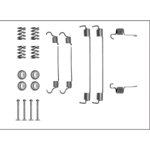 Sada príslušenstva brzdovej čeľuste TEXTAR 97040800