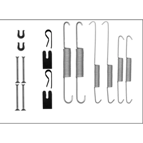 Sada príslušenstva brzdovej čeľuste TEXTAR 97040000