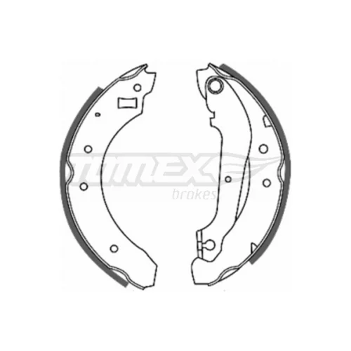 Sada brzdových čeľustí TX 20-21 (TOMEX Brakes)