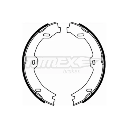 Sada brzdových čeľustí TOMEX Brakes TX 21-72